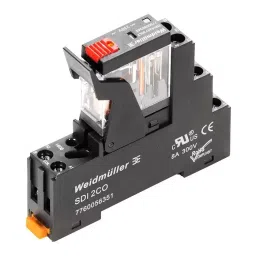 Weidmuller POWER RELAY, DPDT, 5A, 250V, DIN RAIL, DRIKIT 115VAC 2CO LD/PB-13