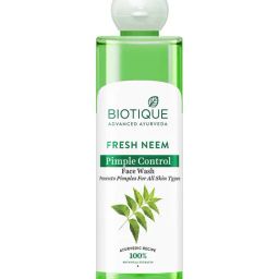 BIOTIQUE Fresh Neem Pimple Control Face Wash - 200 ml-image-3