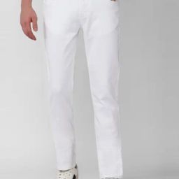 Van Heusen Denim Labs White Cotton Slim Fit Jeans-image-47