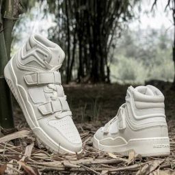 Red Tape Men's Beige Ankle High Sneakers-image-8