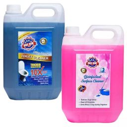 DOC HIM 5 L Each Refreshing Fragrance Toilet Cleaner And Disinfectant Surface Cleaner (Combo of 2 )-picture-19