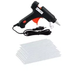 Hillgrove 20 W Electric Hot Melt Glue Gun with 80 Pcs Glue Stick for Craft HGCM278M1-24