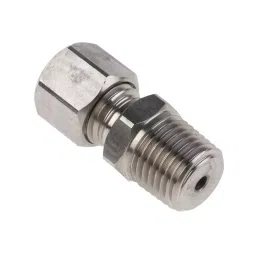 RS PRO In-Line Thermocouple Compression Fitting 1/4 BSPT 1.5 mm Probe Diameter, 1780964-19
