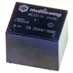 MULTICOMP PRO Power Relays RELAY, SPDT, 250VAC, 30VDC, 10A, MC25113.-47