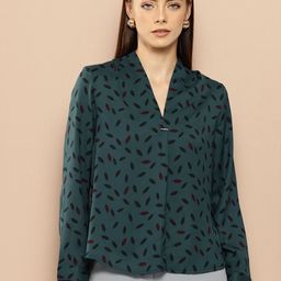 her by invictus V-neck Printed Top-image-24