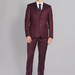 AD By Arvind Men Cotton Single-Breasted Long Sleeves Three-Piece Suit-image-41