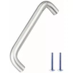 Harrison D Type 0744 100 mm Stainless Steel Matt Finish Cabinet Pull Handle-image-73