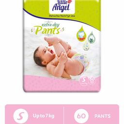 Little Angel Pant Style Extra Dry Small Diapers - 60 Pieces-12