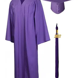 RAJ FANCY DRESSES Full Sleeves Convocation Theme Costume Set - Purple-picture-10