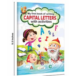 gowoo My First Book of Writing Capital Letters, Numbers 1-20 with activities, Fascinating and Enchanting Moral Stories, My First Copy to Colour - Alphabet and Numbers | Pack of 6 books image 2