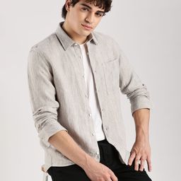 Calvin Klein Jeans Men Pinstripes Striped Cotton Regular Fit Shirt-image-33