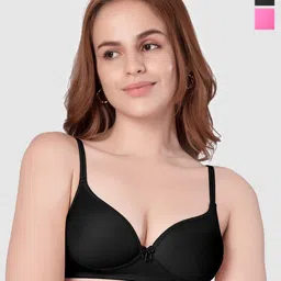 Daisy Dee Pack Of 2 Full Coverage Lightly Padded Cotton T-shirt Bra-27