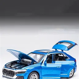 UKAXA 132 Die Cast Metal Model Q-8 Toy Car Pullback for Kids Openable Door Toy Vehicles-image-88