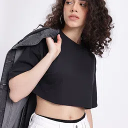 glitchez Drop-Shoulder Sleeves Boxy T-shirt-picture-13