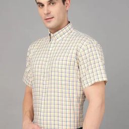 Hancock Multi Slim Fit Checked Shirt-image-40
