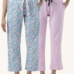 Dreamz by Pantaloons Purple Blue Cotton Printed Pyjamas-image-28