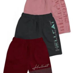 HELLCAT Kids Multi Printed Shorts (Pack Of 3)-picture-46