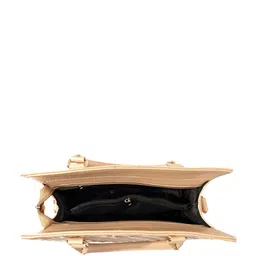 MABEE Geometric PU Structured Handheld Bag with Tasselled image 4