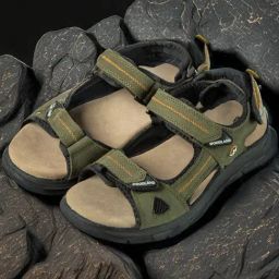 Woodland Men's Olive Floaters-picture-40