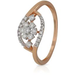 Malabar Gold and Diamonds 18k Rose Gold Diamond Ring-image-18