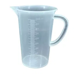 RELIGLAS 500 ml Raised Graduations Polypropylene Autoclaveable Measuring Jug, 13.254.04-18