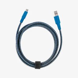 Energea Nylotough Braided Charge And Sync Usb A To Micro Usb Cable 3M (Blue)-image-82