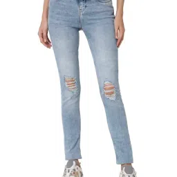 Vero Moda Light Blue Distressed Jeans-picture-34