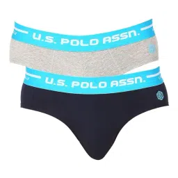 U.S. Polo Assn. Assorted Color Regular Fit Briefs - Pack Of 2-image-35