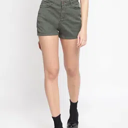 Belliskey Olive Regular Fit Shorts-picture-27