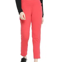 Dollar Missy Scarlet Red Regular Fit Cigarette Trousers-picture-17