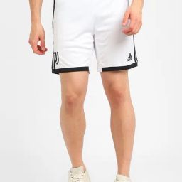 adidas White Striped Shorts-image-40