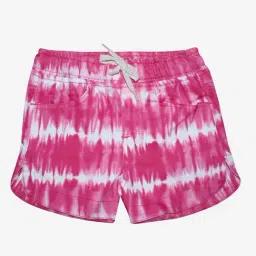 Kiddopanti Kids Pink Printed Shorts-image-127