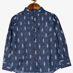 Kiddopanti Kids Grey Printed Full Sleeves Shirt-image-32