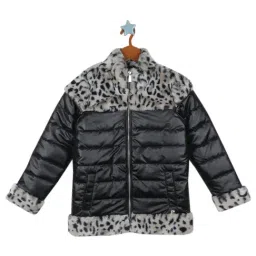 Monte Carlo Kids Black Quilted Full Sleeves Jacket-image-26