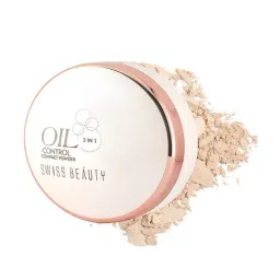 SWISS BEAUTY Oil Control Compact Powder Light Medium - 20 gm-15