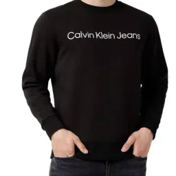 Calvin Klein Black Regular Fit Sweatshirt-image-23