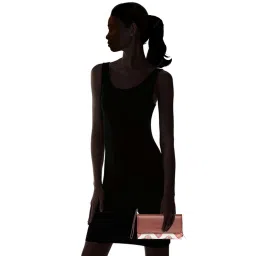 ZOUK White Printed Wristlet Wallet for Women image 5