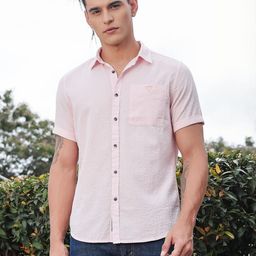 Thomas Scott Men Classic Slim Fit Pinstripes Striped Casual Shirt-image-31