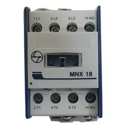 L&T MNX18-2P Power Contactor 2 Pole 18 A 240 V AC 1 NO, CS90236BOOO-37