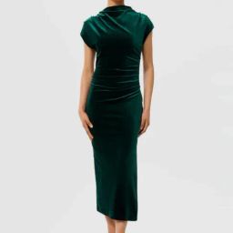 Forever New Green Solid Bodycon Dress-image-82