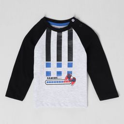 Babies R Us Boys Striped Round Neck Cotton T-shirt-image-75