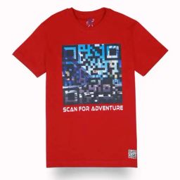 Gini & Jony Kids Red Digital Print T-Shirt-image-100