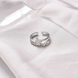 Joker & Witch Magnus Butterfly Silver Ring-42