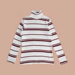 Pantaloons Junior Off-White Cotton Striped Full Sleeves Sweatshirt-picture-22