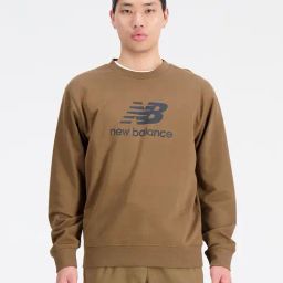New Balance Dark Earth Comfort Fit Logo Print Sweatshirt-picture-36