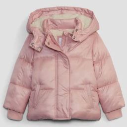 GAP Girls Pink Quilted Jacket-image-71