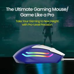 Portronics Vader Wired Gaming Mouse with 6 Buttons, Thumb Support & RGB Light Effects (Blue) image 4