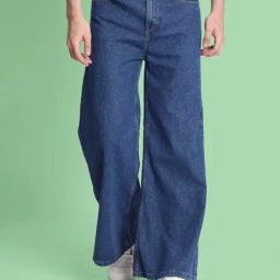 Bene Kleed Men Wide Leg High-Rise Jeans-image-78