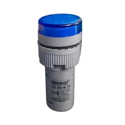 Sibass Electric LED Indicating Lamp 22.5 mm Dia. White Body 220 V AC Blue Light, SE-AD22-22DS (Pack of 1000)-6