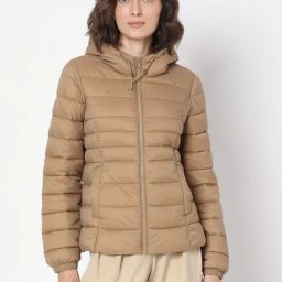 Vero Moda Brown Solid Full Sleeves Jacket-image-25